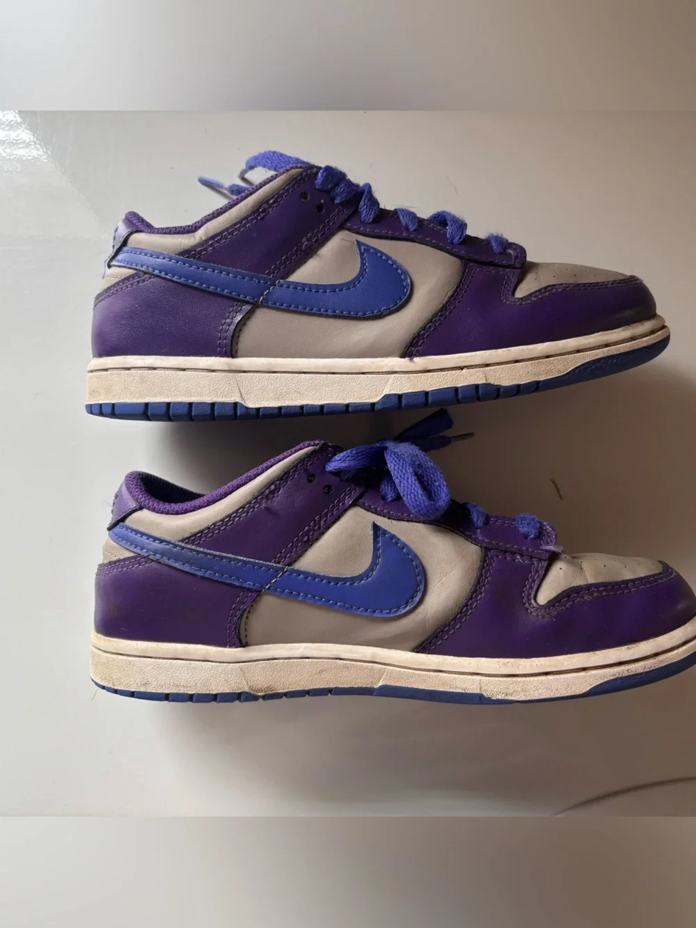 Nike Kids Purple & Blue Low-Top Sneakers